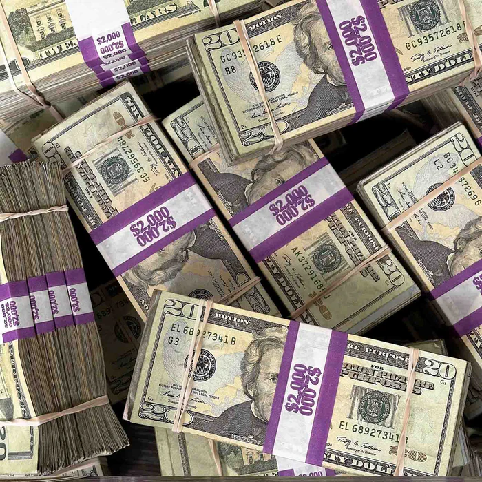 Real aged prop money